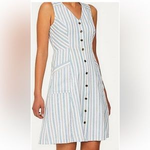 NWT Loft outlet striped sleeveless dress